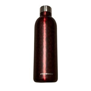 Starbucks Red Leopard Print Water Bottle 20 Oz